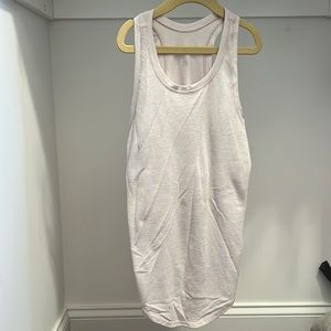 lululemon gorgeous light pink high neck tank